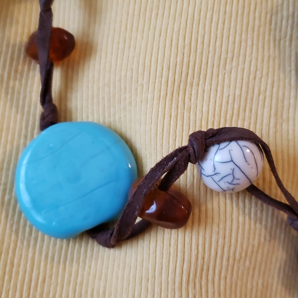 Boho necklace turquoise - Picture 4 of 4